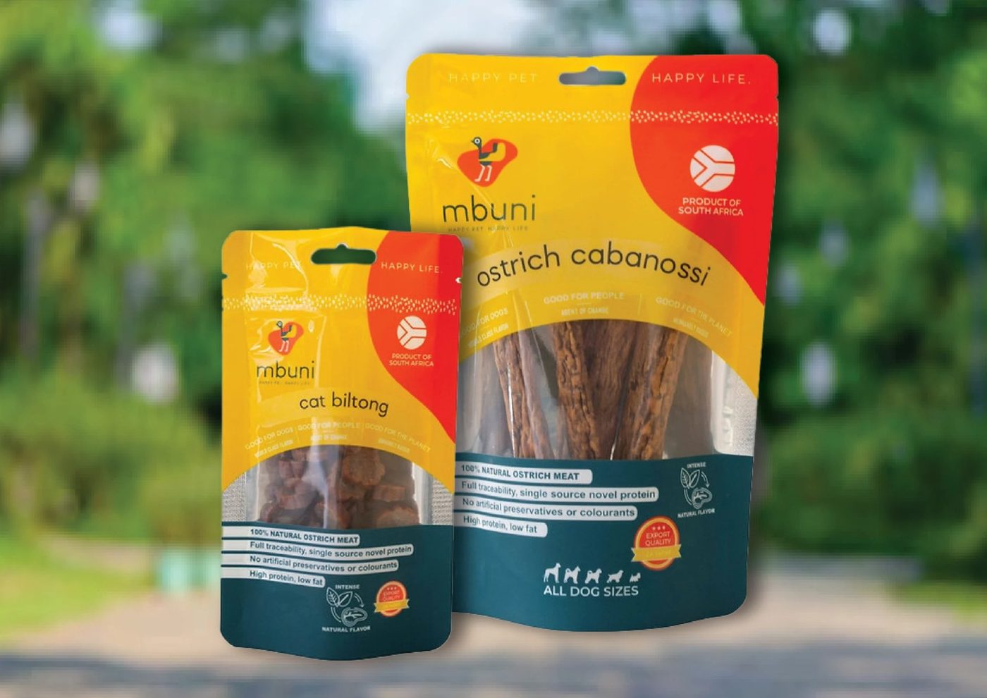 Mbuni packaging by JEA Productions