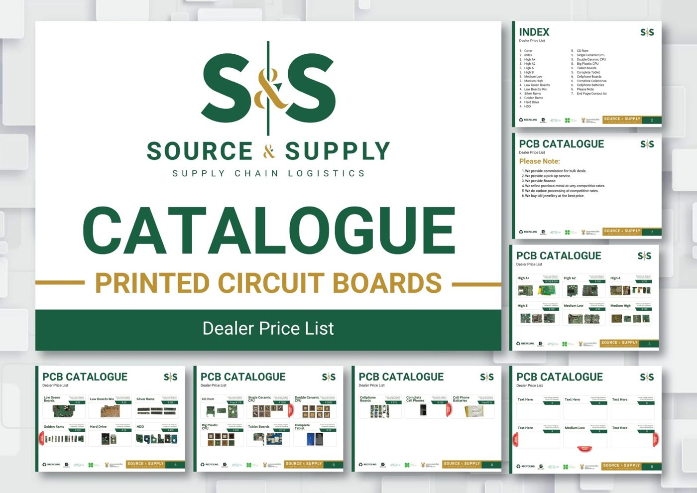 Source & Supply, product catalogue